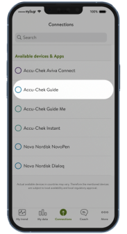 mysugr screen