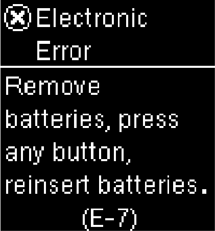 error code