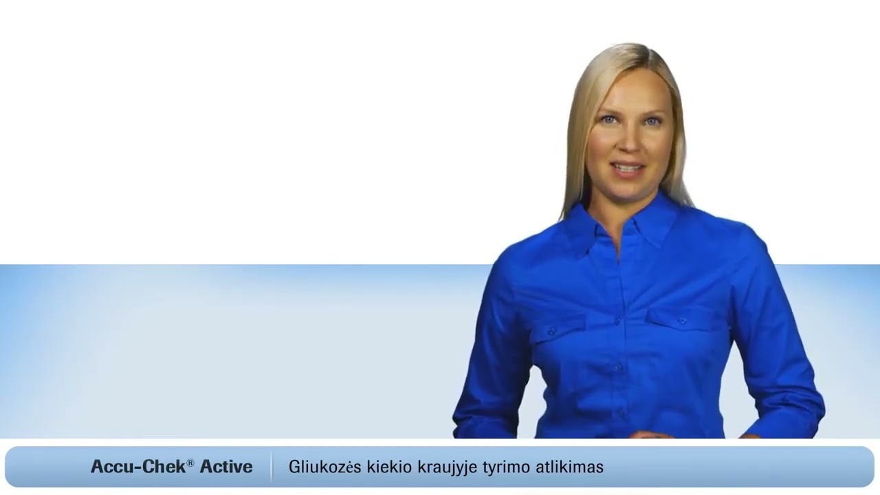 Kaip Naudoti Accu-Chek® Active Gliukozės Kiekio Kraujyje Sistemą